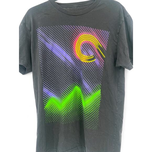 COACHELLA 2014 M T Shirt Concert Tee Music Festival Black Short Sleeve Graphic - Picture 2 of 6